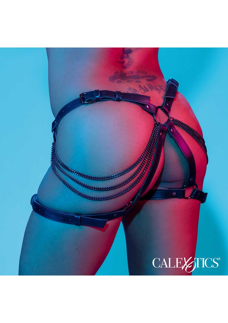 ♀ CalExotics Euphoria Collection Multi Chain Thigh Harness