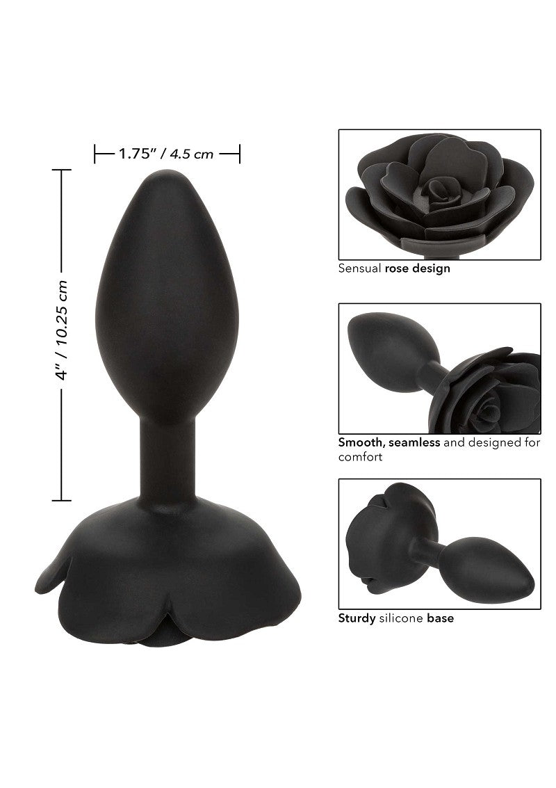 ♂ ♀ CalExotics Forbidden Large Rose Anal Plug