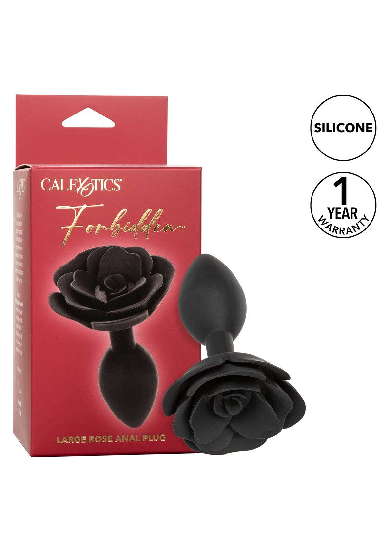 ♂ ♀ CalExotics Forbidden Large Rose Anal Plug