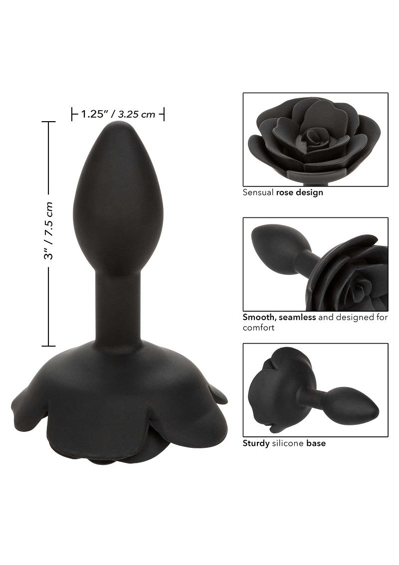 ♂ ♀ CalExotics Forbidden Small Rose Anal Plug