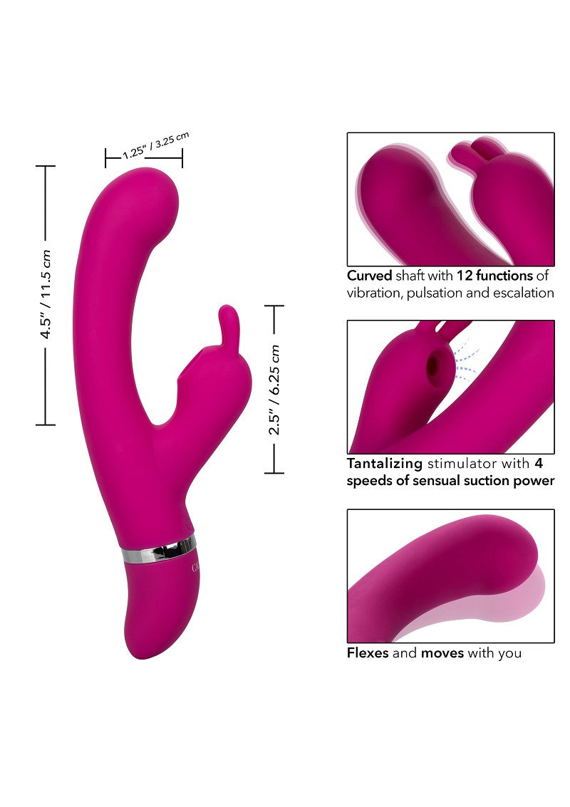 ♀ CalExotics Foreplay Frenzy Bunny Kisser double action suction @ Happytoys Sexshop: Toys for Feeling Happy & Easy 😊