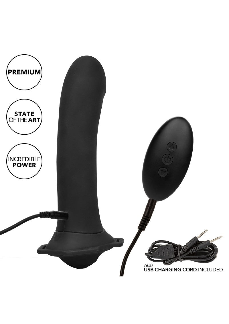 ♂ ♀ CalExotics Her Royal Harness Me2 Remote Rumbler Pegging Strap-On