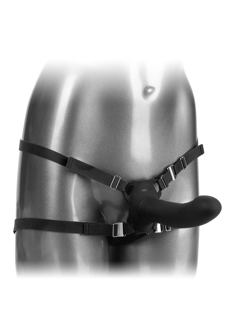 ♂ ♀ CalExotics Her Royal Harness Me2 Remote Rumbler Pegging Strap-On