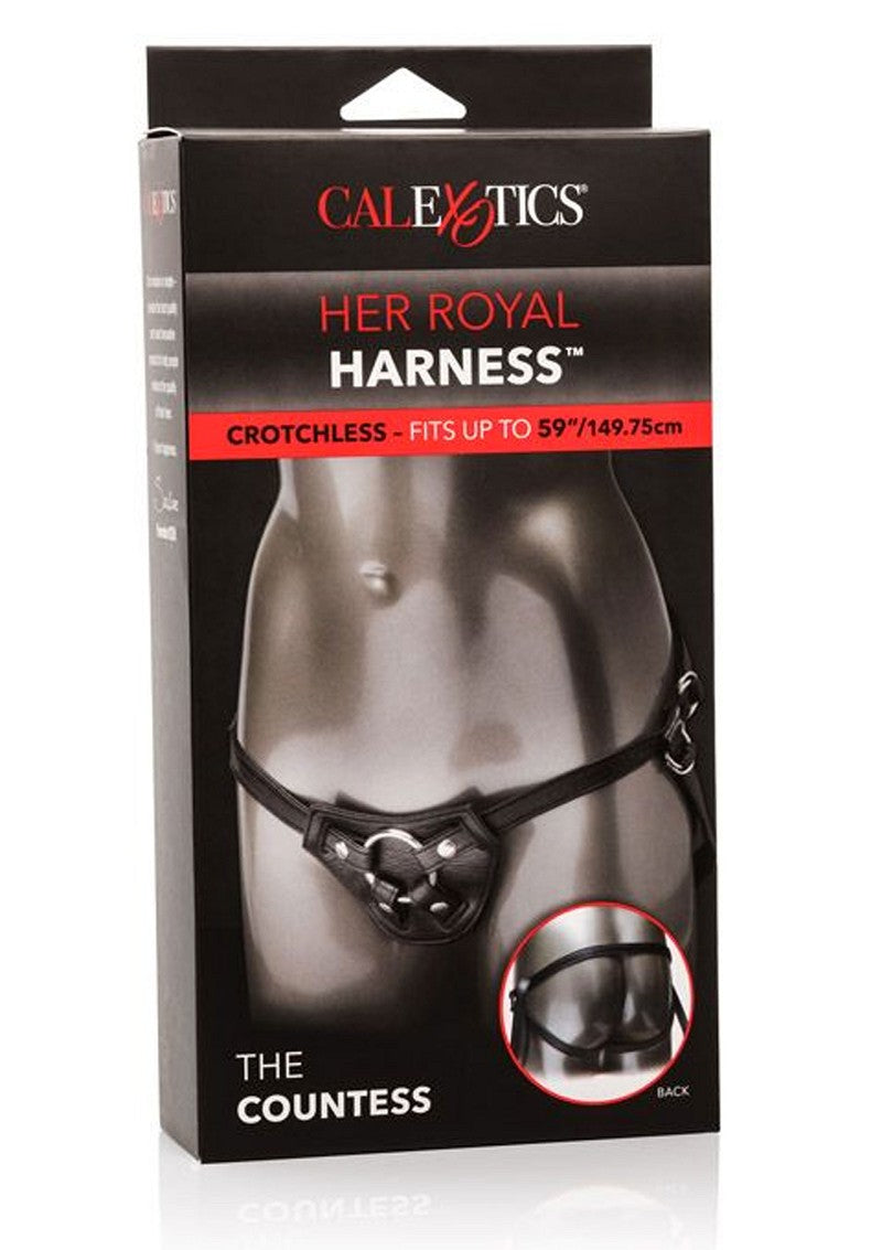 ♂ ♀ CalExotics Her Royal Harness The Countess Strap-On Peggingset @ Happytoys Sexshop: Toys for Feeling Happy & Easy 😊