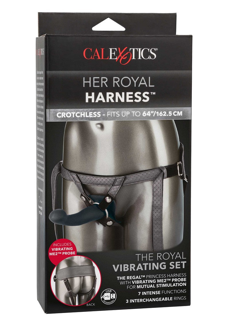 ♂ ♀ CalExotics Her Royal Harness The Royal Vibrating Pegging Strap On set @ Happytoys Sexshop: Toys for Feeling Happy & Easy 😊