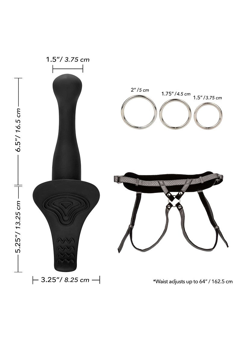 ♂ ♀ CalExotics Her Royal Harness The Royal Vibrating Pegging Strap On set @ Happytoys Sexshop: Toys for Feeling Happy & Easy 😊