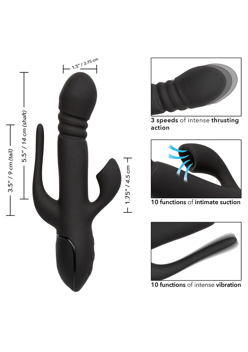 ♀ CalExotics III Triple Euphoria 3 double vibrator @ Happytoys Sexshop: Toys for Feeling Happy & Easy 😊