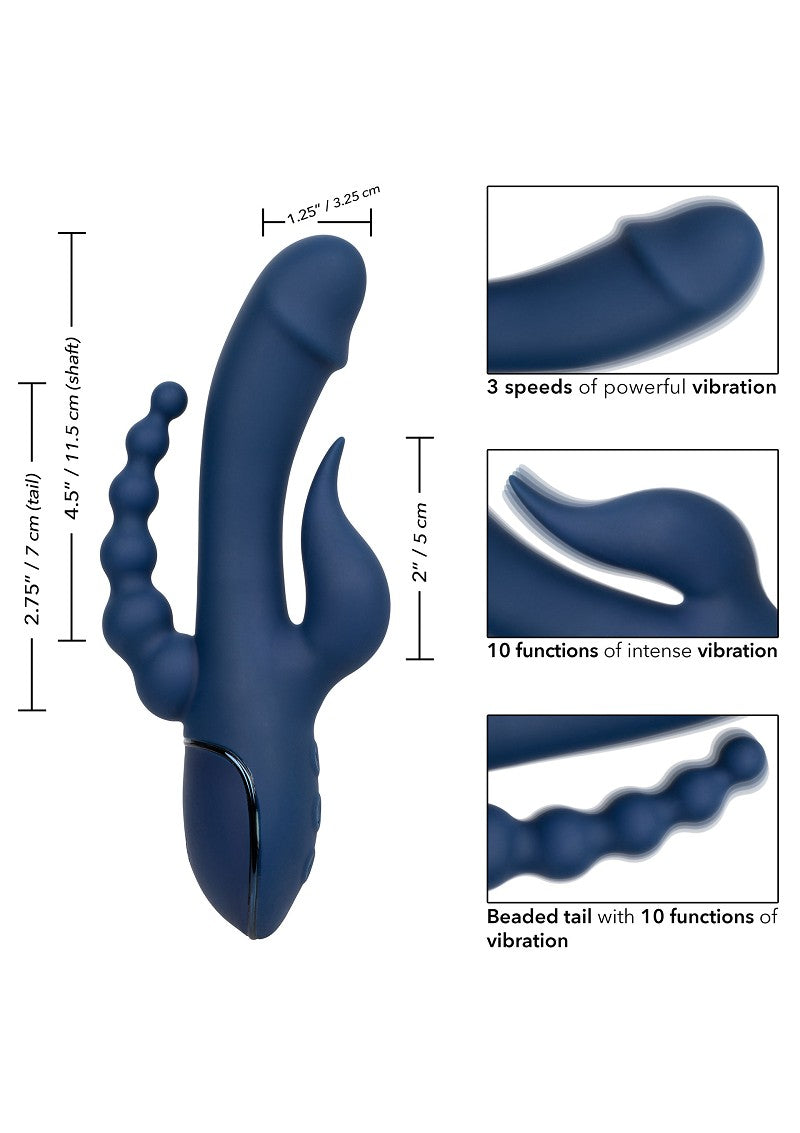 ♀ CalExotics III Triple Orgasm triple Vibrator