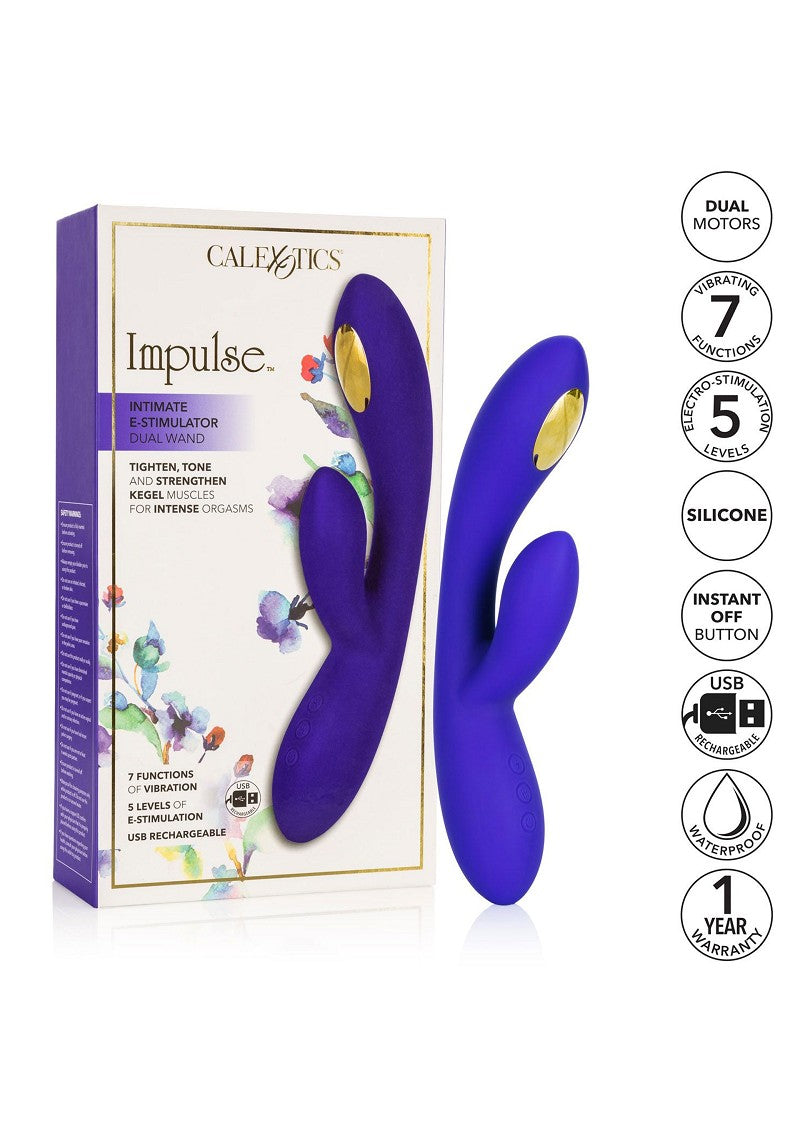 ♀ CalExotics Impulse Intimate E-Stimulator Dual Wand vibrator