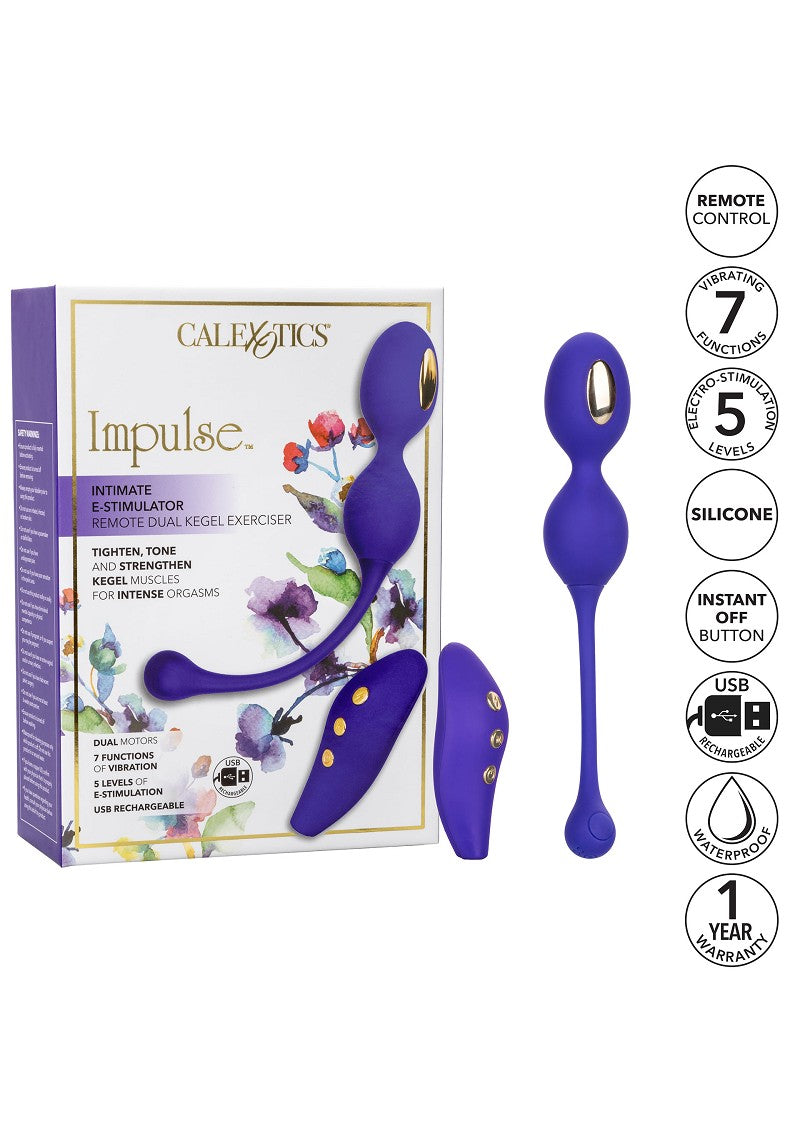 ♀ CalExotics Impulse Intimate E-Stimulator Remote Dual Kegel Exerciser @ Happytoys Sexshop: Toys for Feeling Happy & Easy 😊