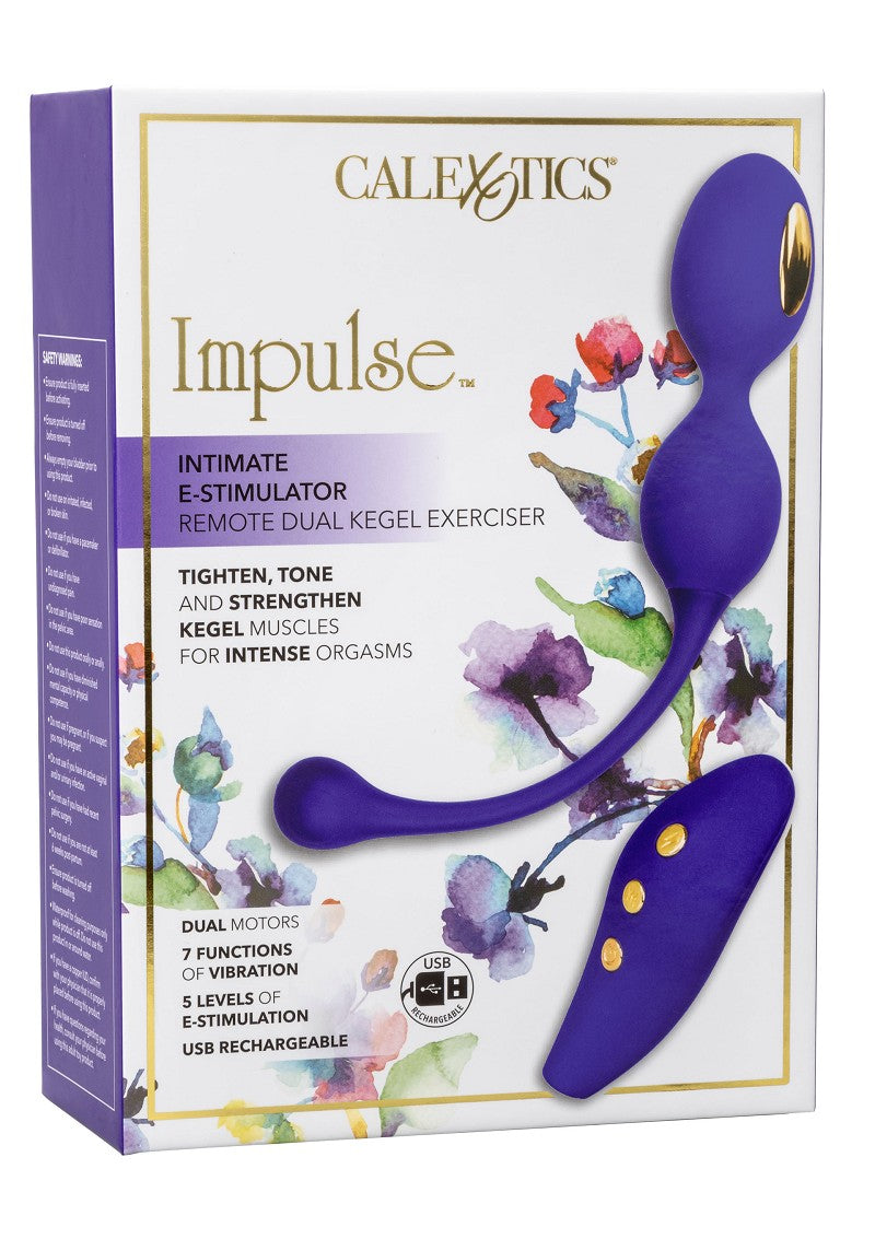 ♀ CalExotics Impulse Intimate E-Stimulator Remote Dual Kegel Exerciser