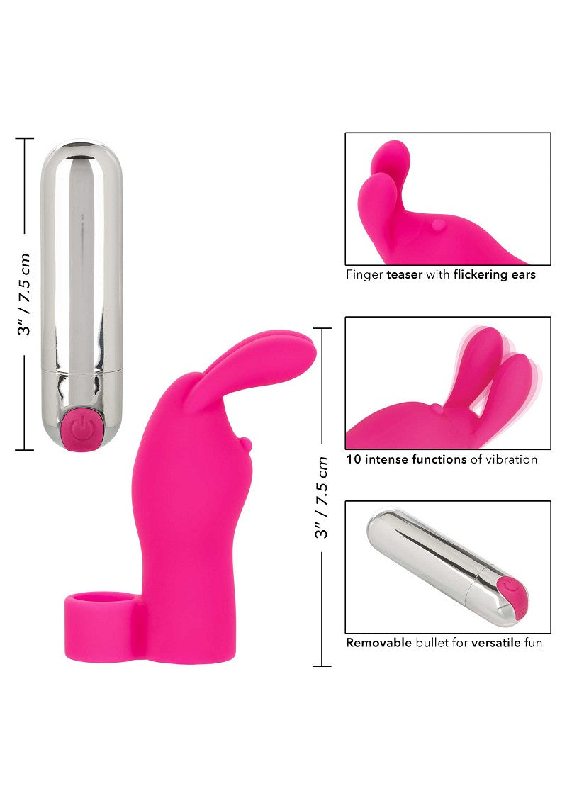 ♀ CalExotics Intimate Play Rechargeable Finger Bunny vibrator