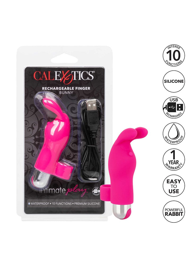 ♀ CalExotics Intimate Play Rechargeable Finger Bunny vibrator