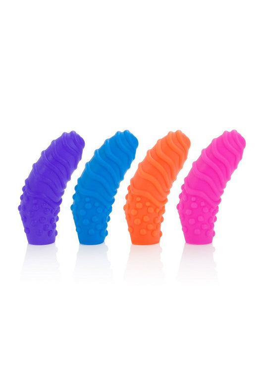 ♂ ♀ CalExotics Intimate Play Silicone Finger Swirls finger sleeve