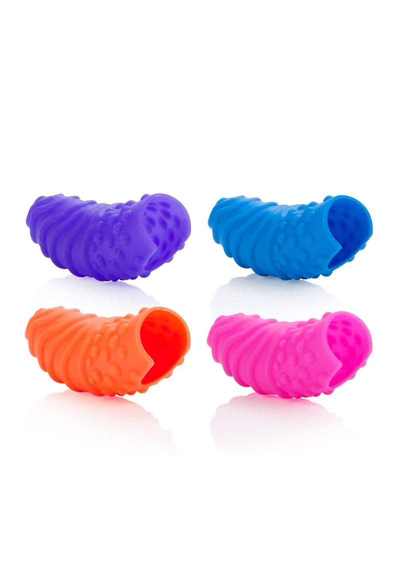 ♂ ♀ CalExotics Intimate Play Silicone Finger Swirls finger sleeve