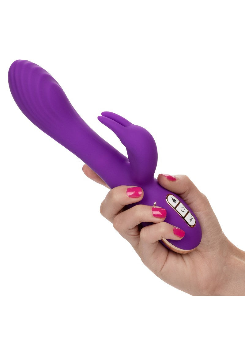 ♀ CalExotics Jack Rabbit Signature Heated Silicone Rotating 'G' Rabbit @ Happytoys Sexshop: Toys for Feeling Happy & Easy 😊