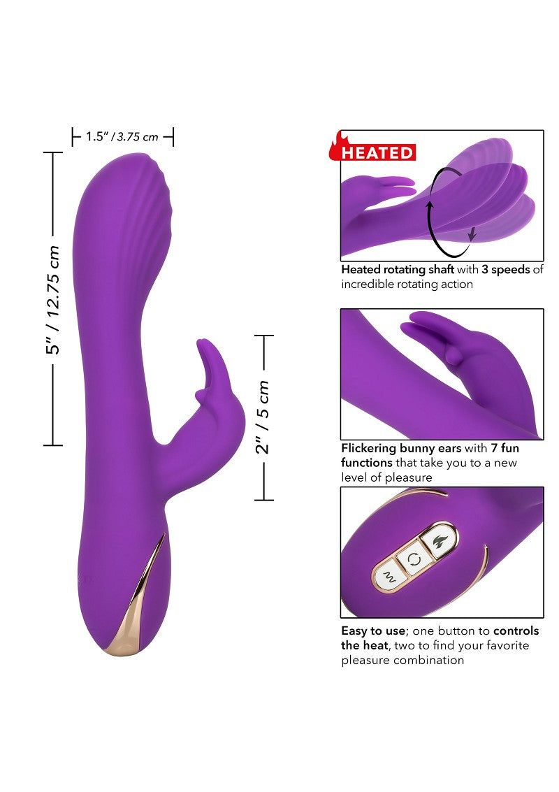 ♀ CalExotics Jack Rabbit Signature Heated Silicone Rotating 'G' Rabbit