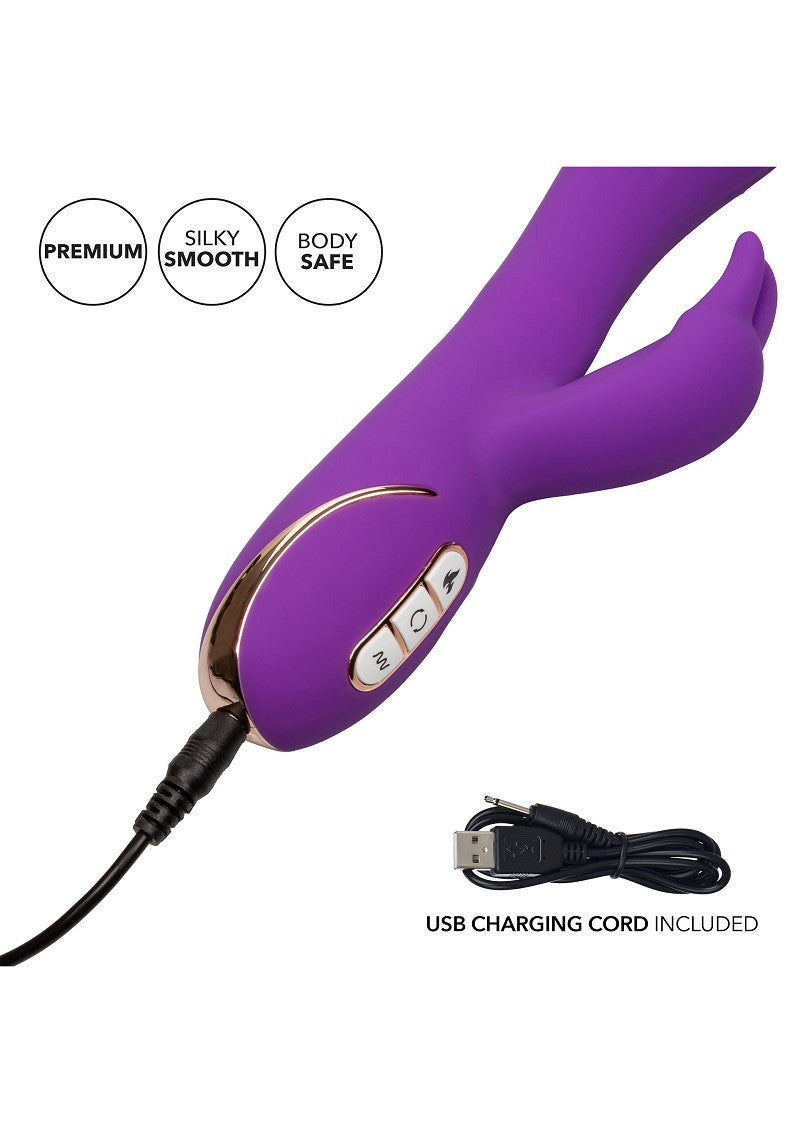 ♀ CalExotics Jack Rabbit Signature Heated Silicone Rotating 'G' Rabbit