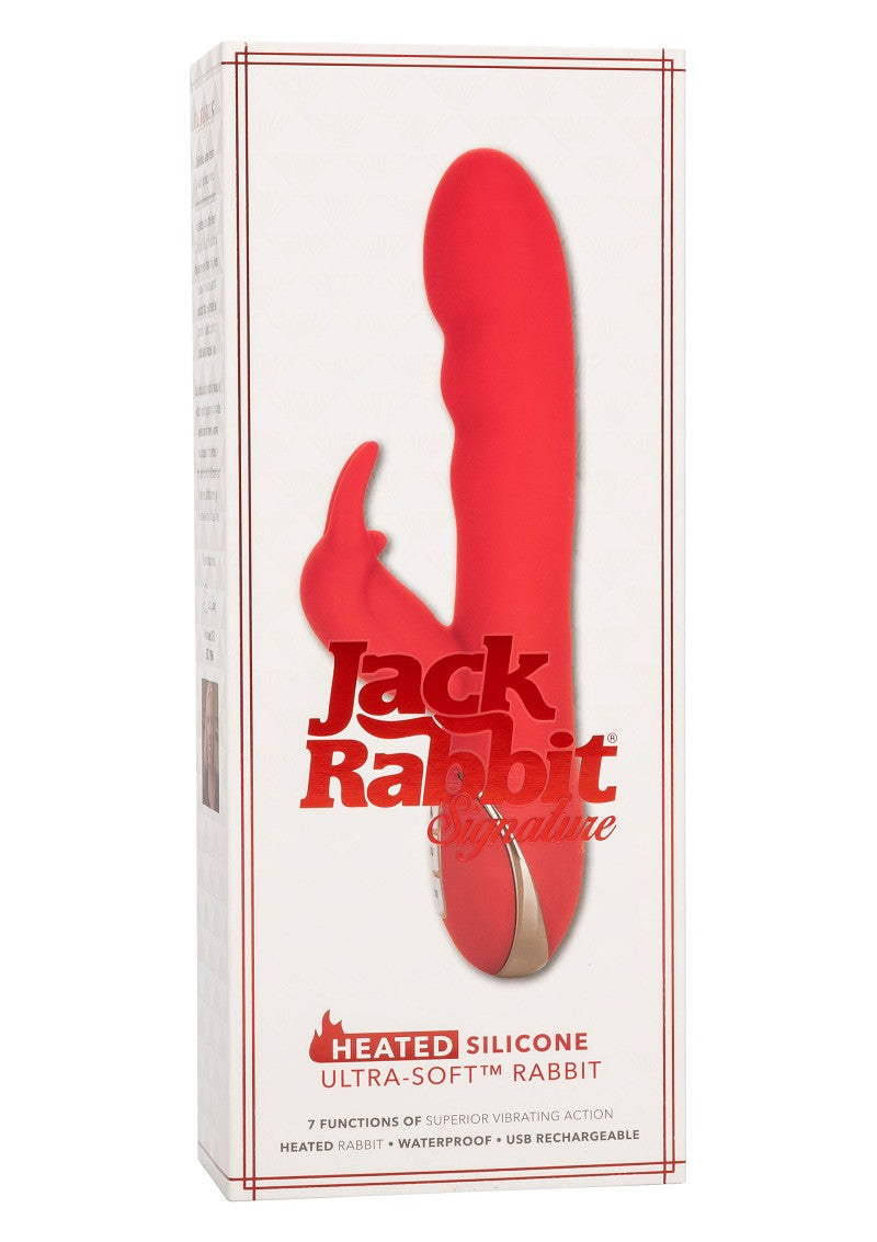 ♀ CalExotics Jack Rabbit Signature Heated Silicone Ultra-Soft Rabbit @ Happytoys Sexshop: Toys for Feeling Happy & Easy 😊