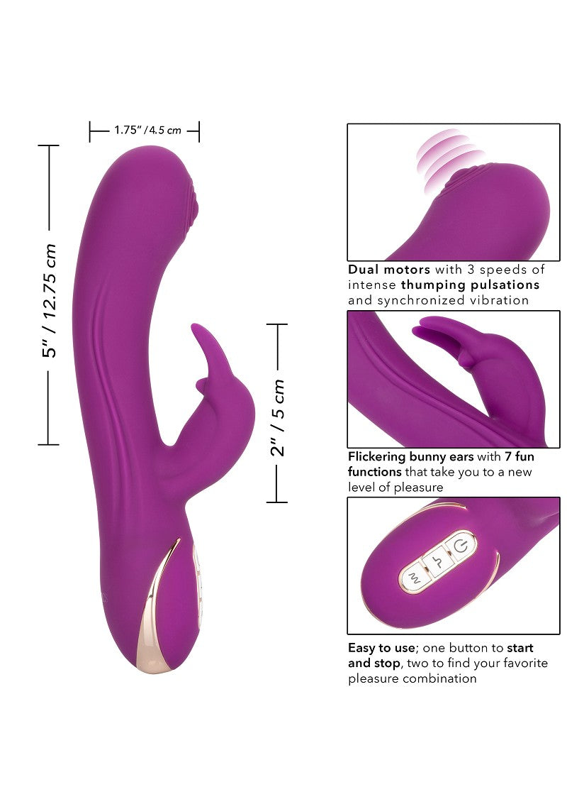 ♀ CalExotics Jack Rabbit Signature Silicone Thumping Rabbit @ Happytoys Sexshop: Toys for Feeling Happy & Easy 😊