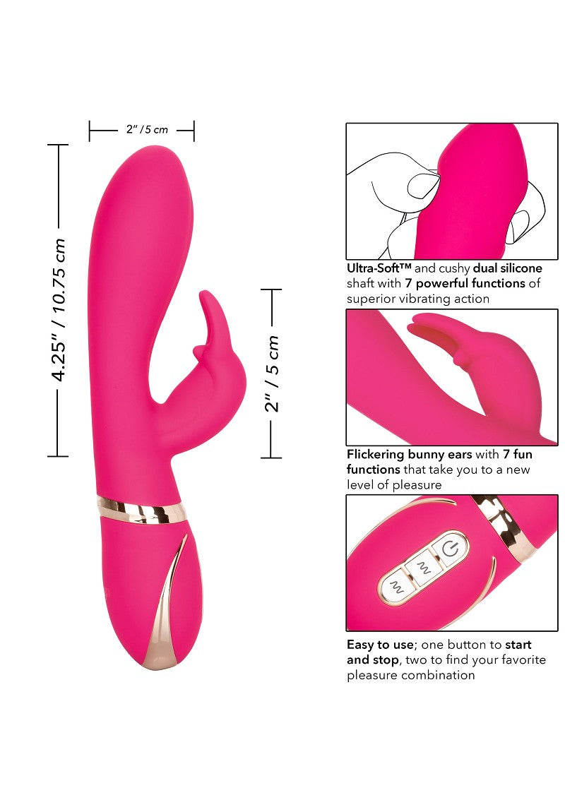 ♀ CalExotics Jack Rabbit Signature Silicone Ultra-Soft Rabbit vibrator @ Happytoys Sexshop: Toys for Feeling Happy & Easy 😊