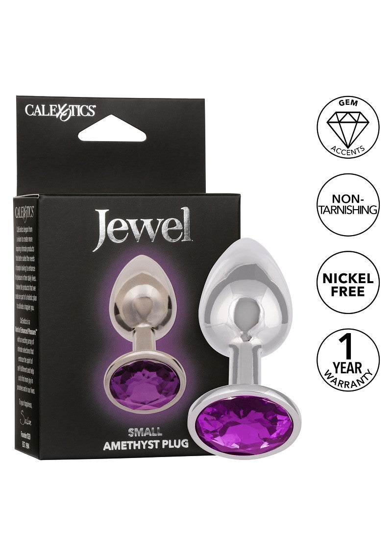 ♂ ♀ CalExotics Jewel Small Amethyst Plug @ Happytoys Sexshop: Toys for Feeling Happy & Easy 😊