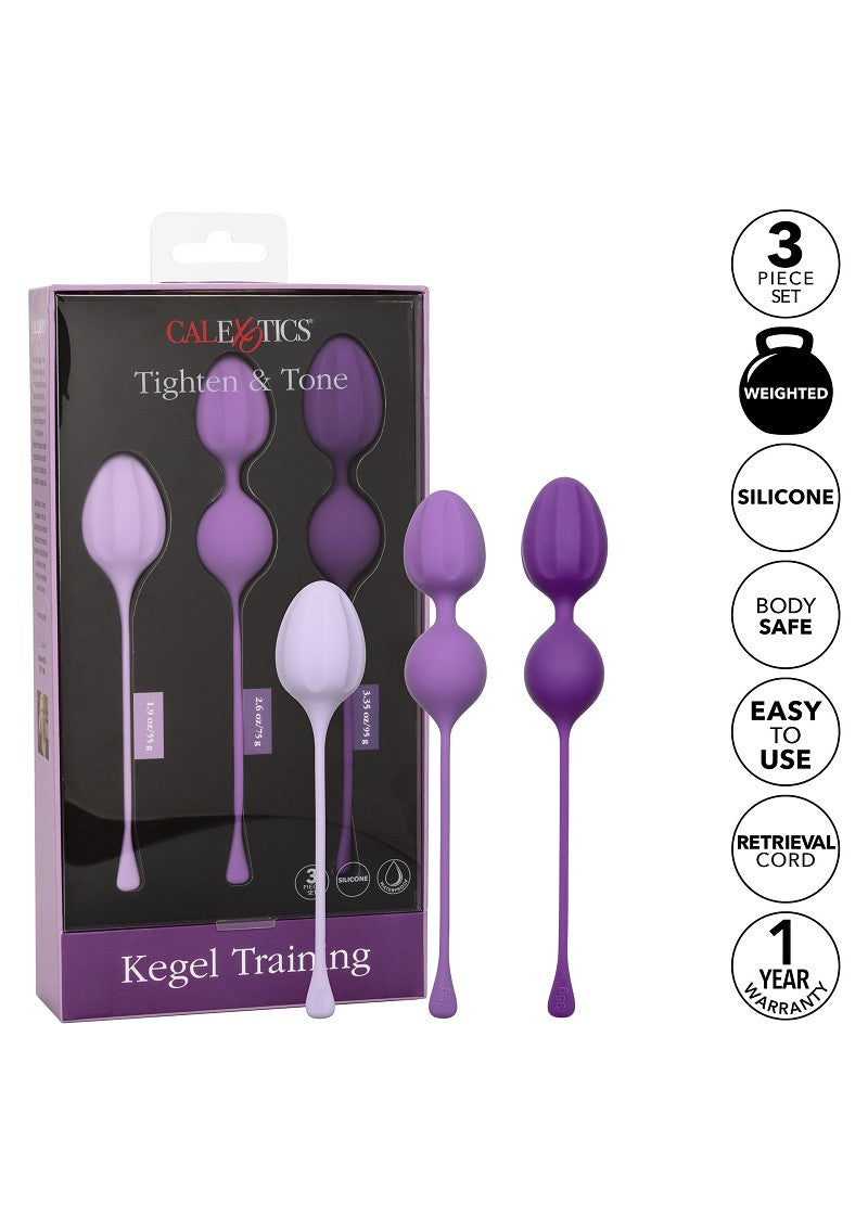 ♀ CalExotics Kegel Training 3-Piece Set bekkenbodem versterker @ Happytoys Sexshop: Toys for Feeling Happy & Easy 😊