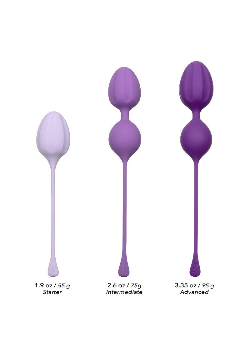 ♀ CalExotics Kegel Training 3-Piece Set bekkenbodem versterker @ Happytoys Sexshop: Toys for Feeling Happy & Easy 😊