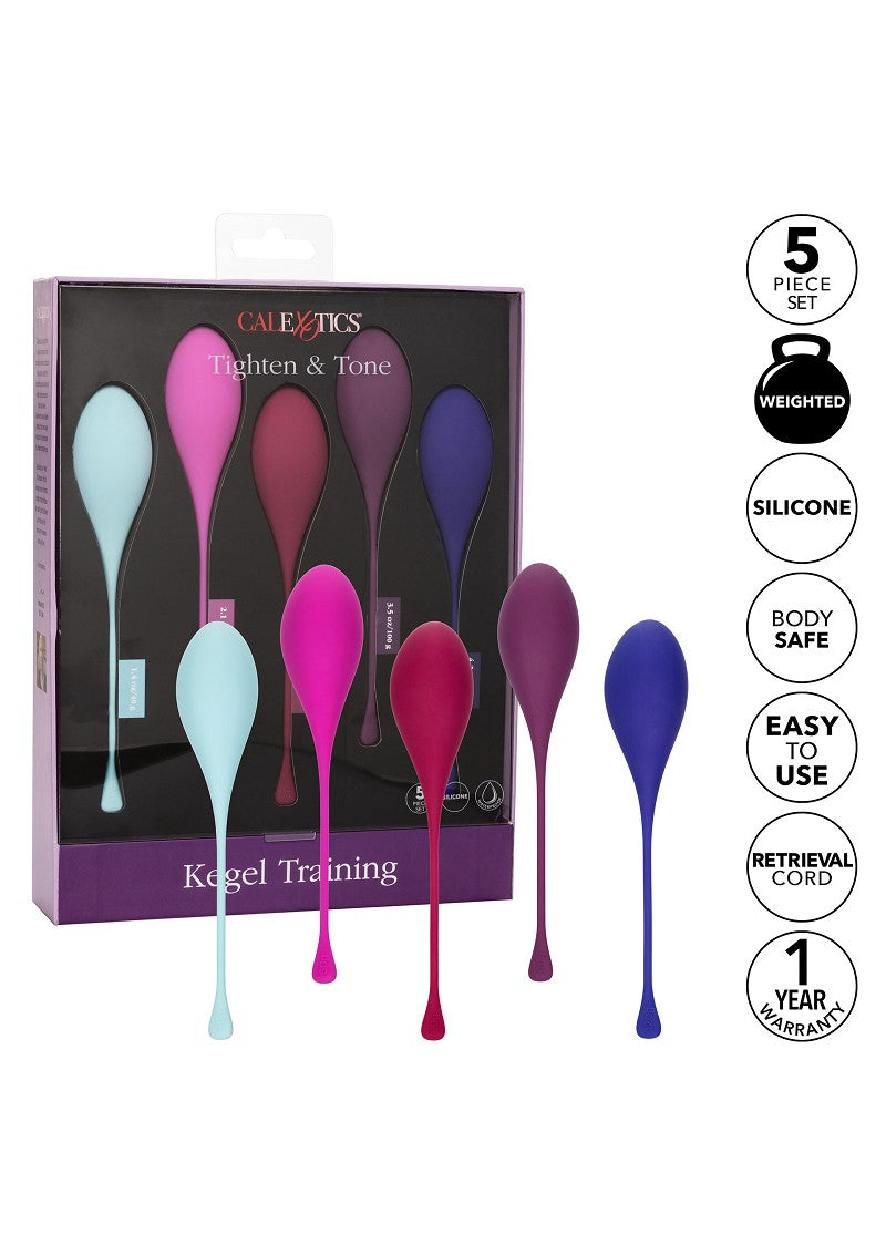 ♀ CalExotics Kegel Training 5-Piece Set bekkenbodem trainer @ Happytoys Sexshop: Toys for Feeling Happy & Easy 😊