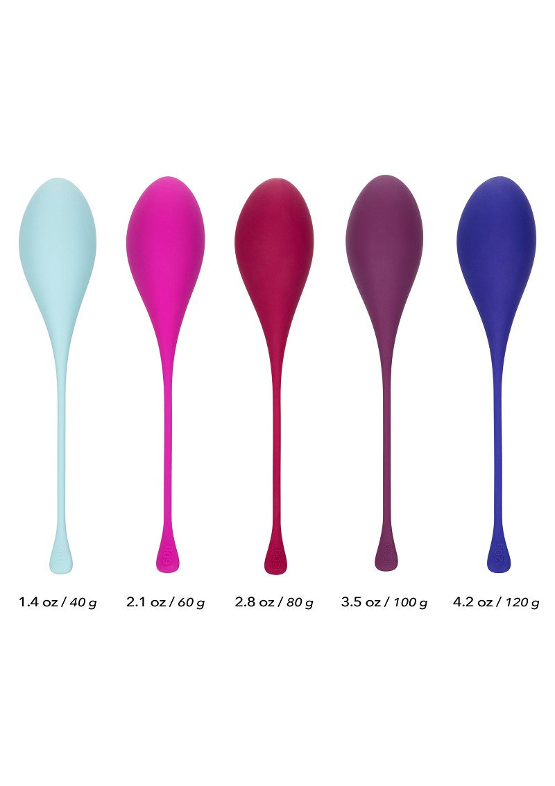 ♀ CalExotics Kegel Training 5-Piece Set bekkenbodem trainer @ Happytoys Sexshop: Toys for Feeling Happy & Easy 😊