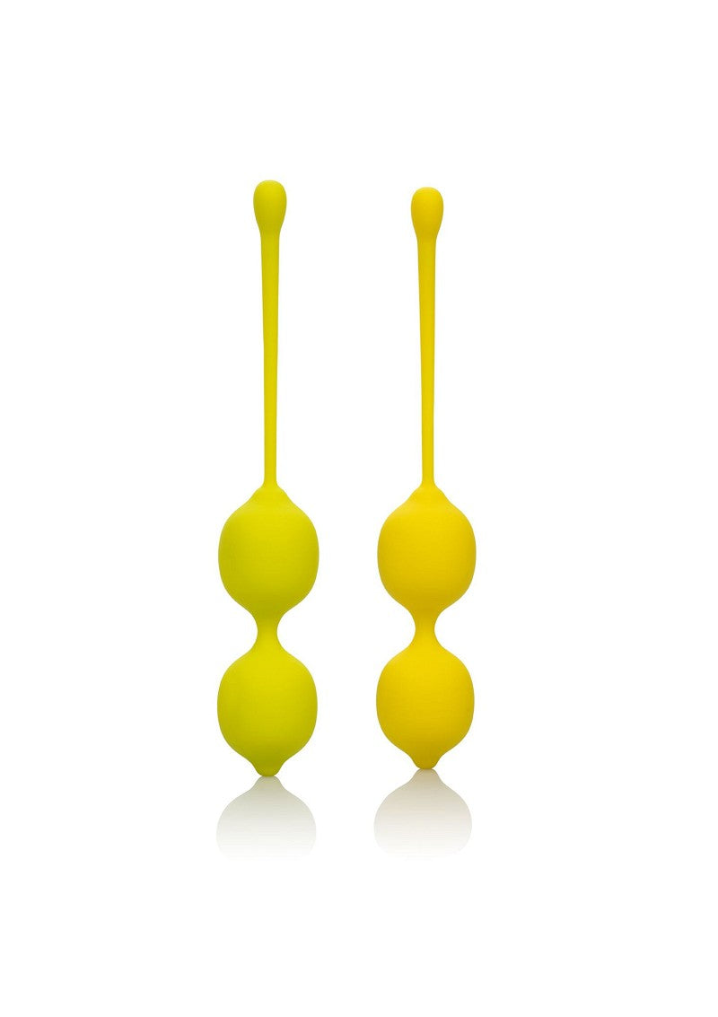 ♀ CalExotics Kegel Training Set Lemon Bekkenbodentrainer