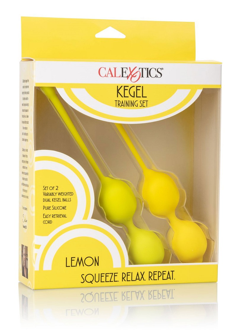 ♀ CalExotics Kegel Training Set Lemon Bekkenbodentrainer