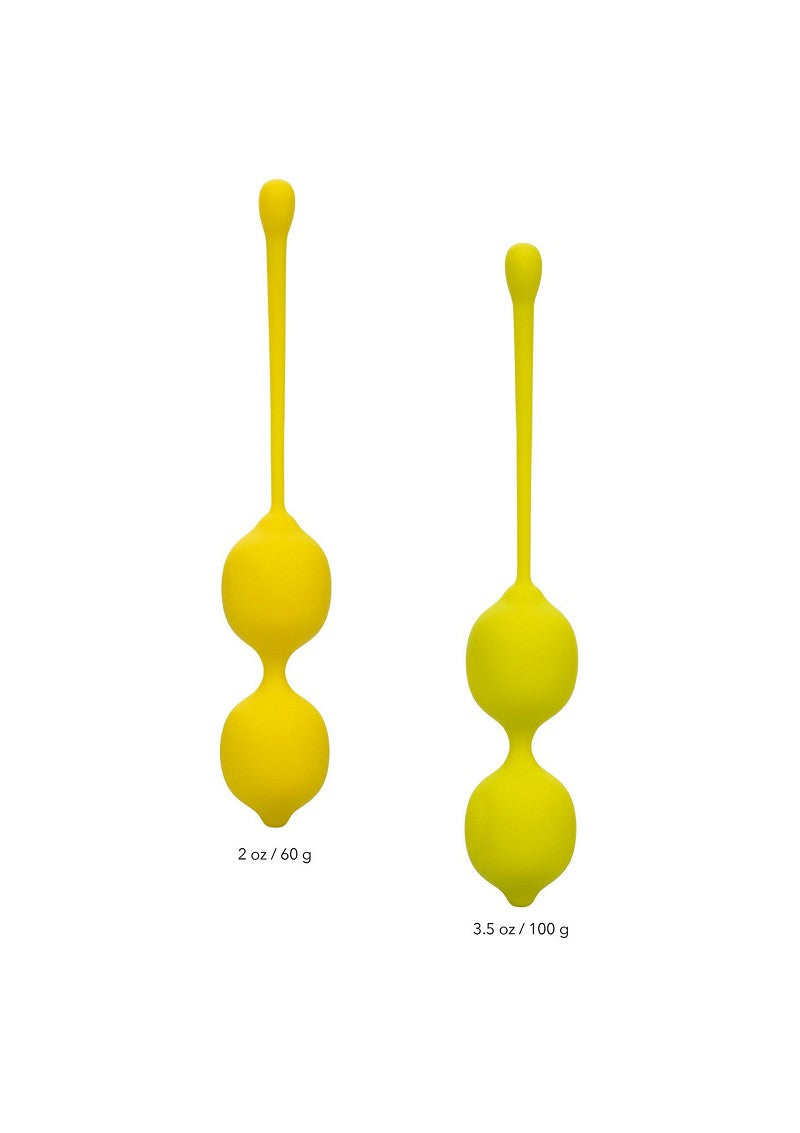 ♀ CalExotics Kegel Training Set Lemon Bekkenbodentrainer