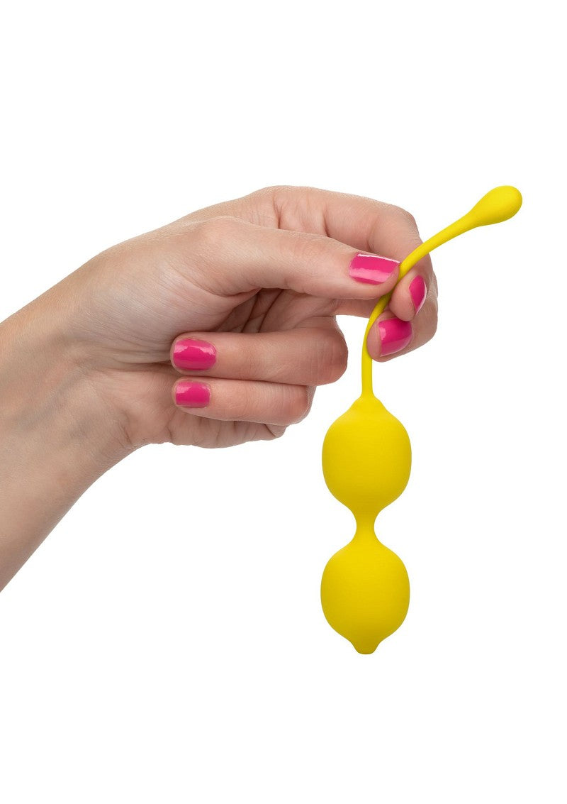 ♀ CalExotics Kegel Training Set Lemon Bekkenbodentrainer