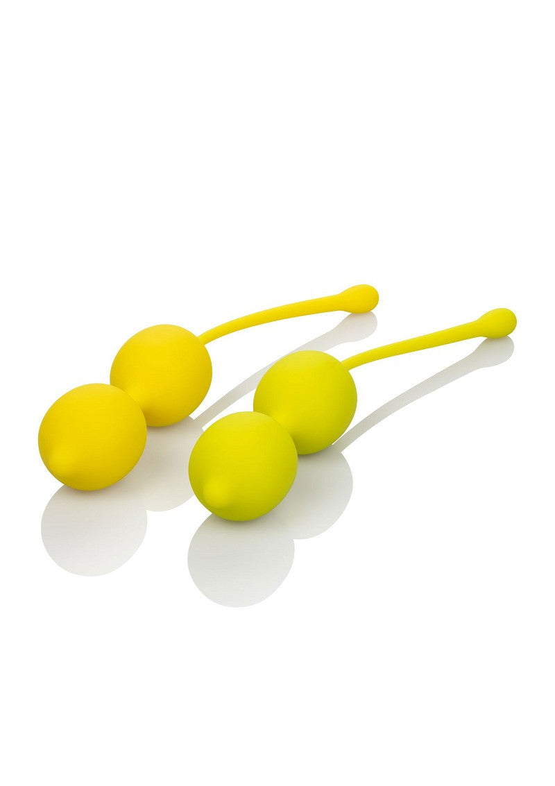 ♀ CalExotics Kegel Training Set Lemon Bekkenbodentrainer