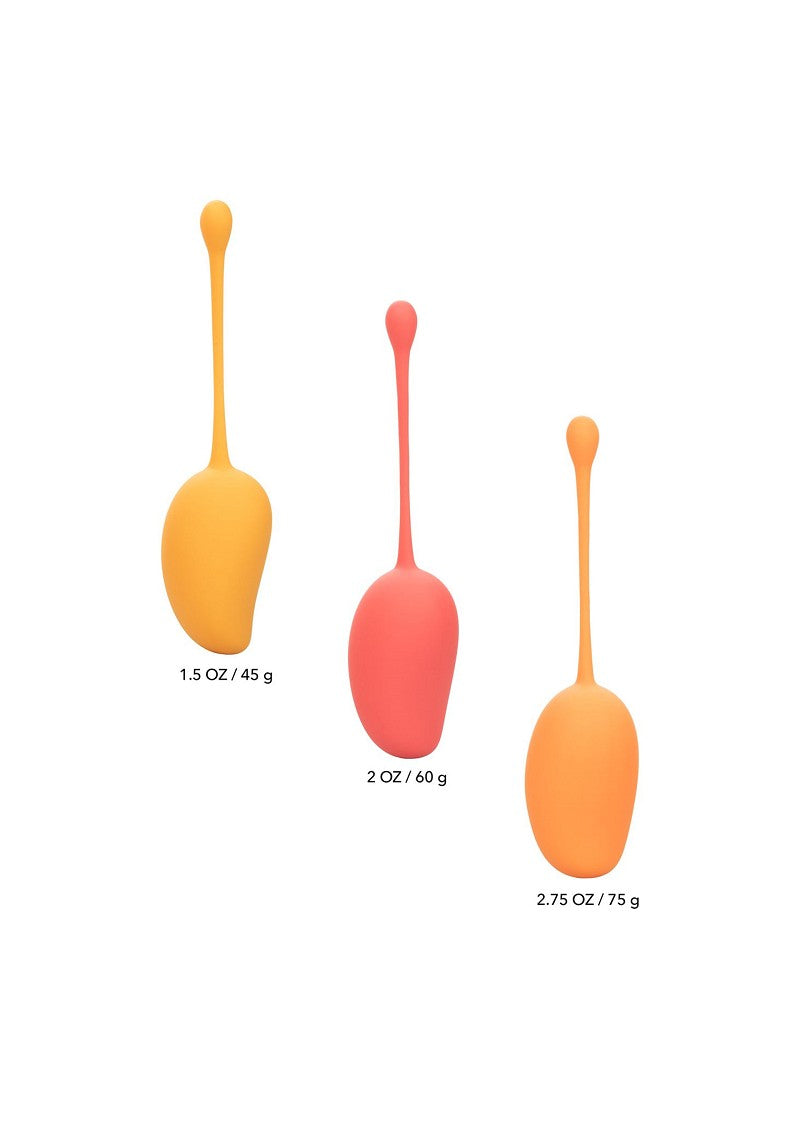 ♀ CalExotics Kegel Training Set Mango @ Happytoys Sexshop: Toys for Feeling Happy & Easy 😊