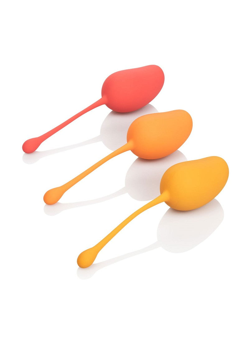 ♀ CalExotics Kegel Training Set Mango @ Happytoys Sexshop: Toys for Feeling Happy & Easy 😊