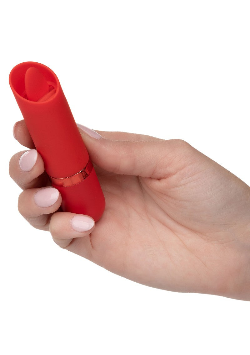 ♀ CalExotics Kyst Flicker mini lipstick vibrator met tong