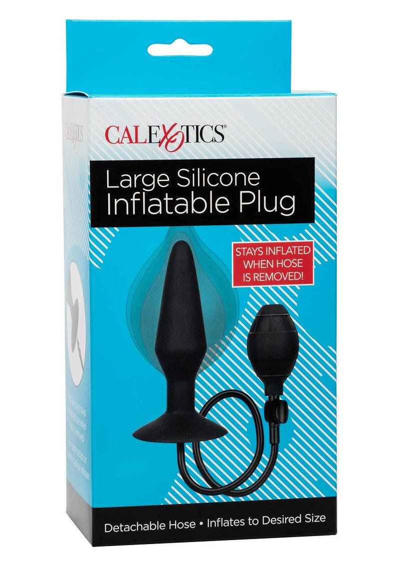 ♂ ♀ CalExotics Large Silicone Inflatable butPlug