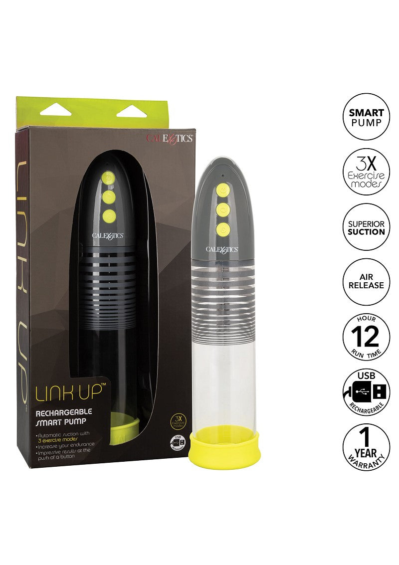 ♂ CalExotics Link Up Rechargeable Smart Pump Penis pomp