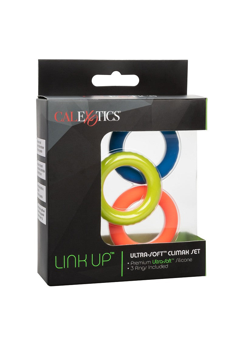 ♂ CalExotics Link Up Ultra-Soft Climax Set cockring