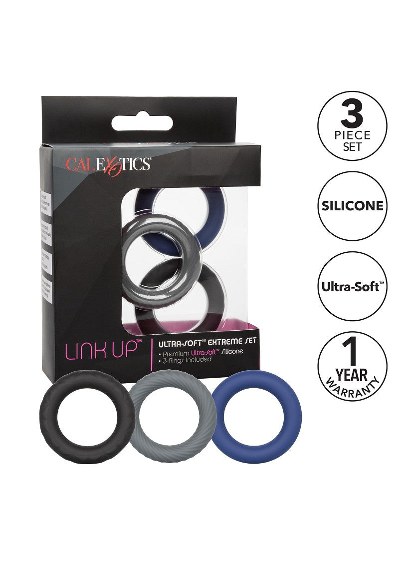 ♂ CalExotics Link Up Ultra-Soft Extreme Set cockring