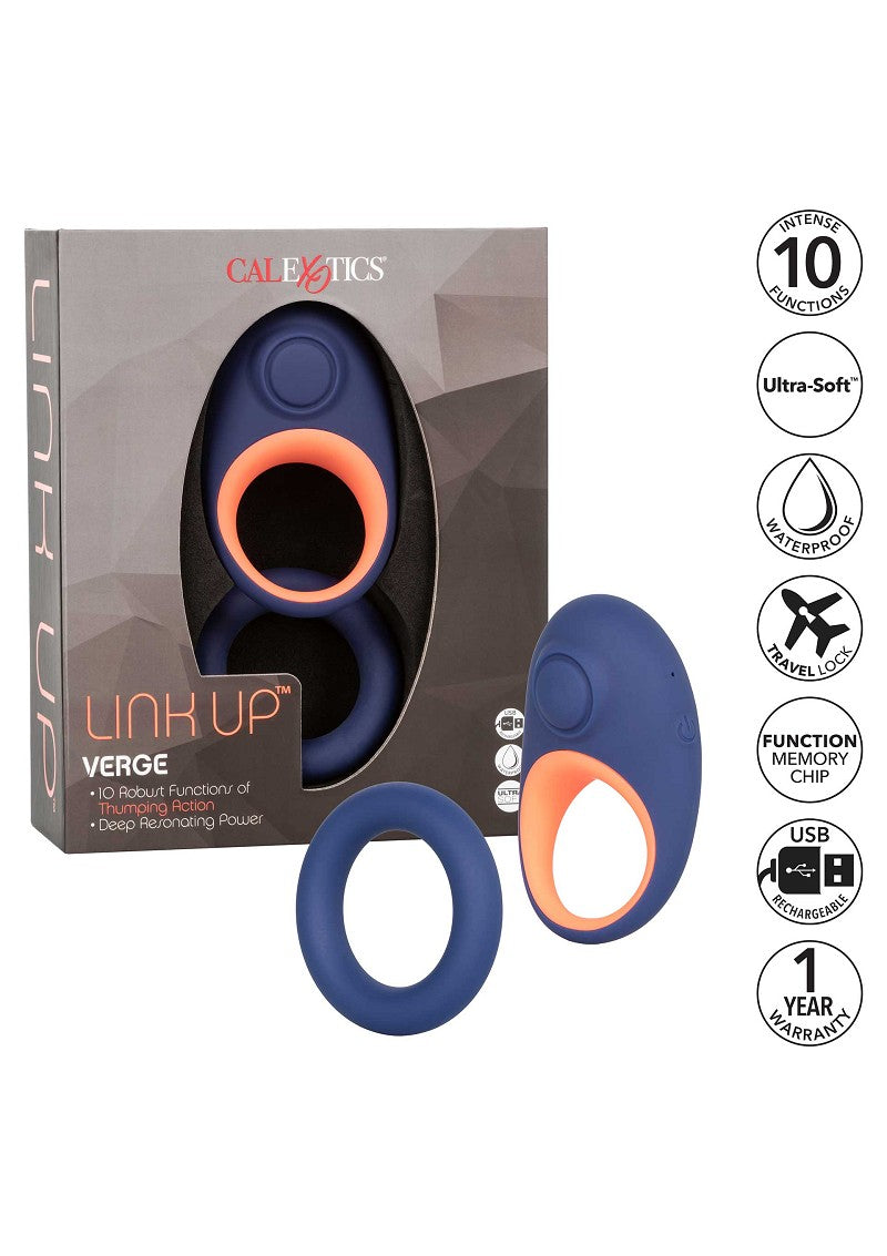 ♂ ♀ CalExotics Link Up Verge vibrator Cockring