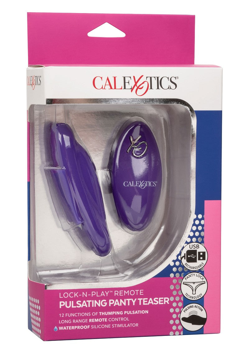 ♀ CalExotics Lock-N-Play Remote Pulsating Panty Teaser