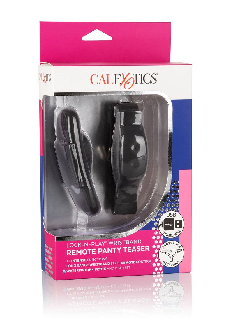 ♀ CalExotics Lock-N-Play Wristband Remote Panty Teaser