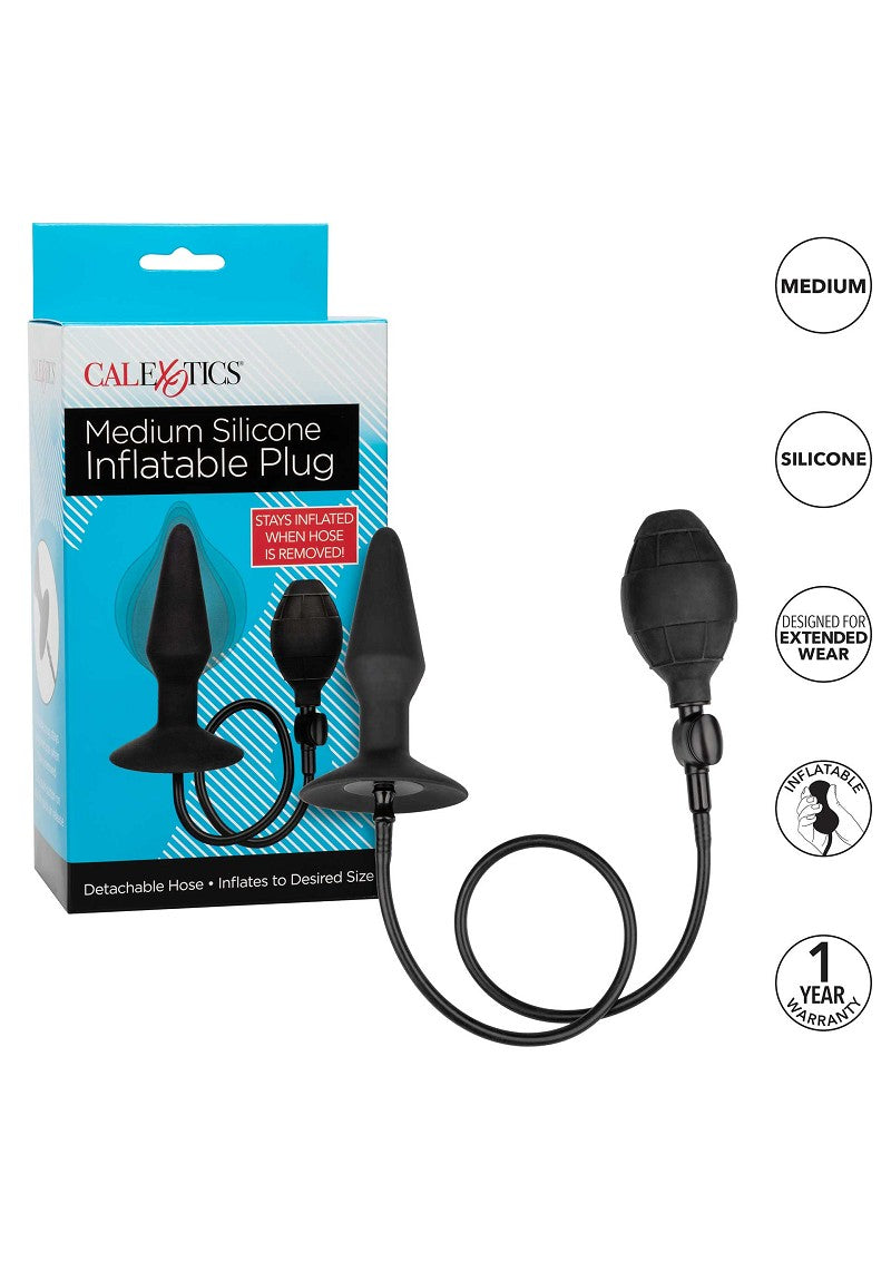 ♂ ♀ CalExotics Medium Silicone Inflatable Plug