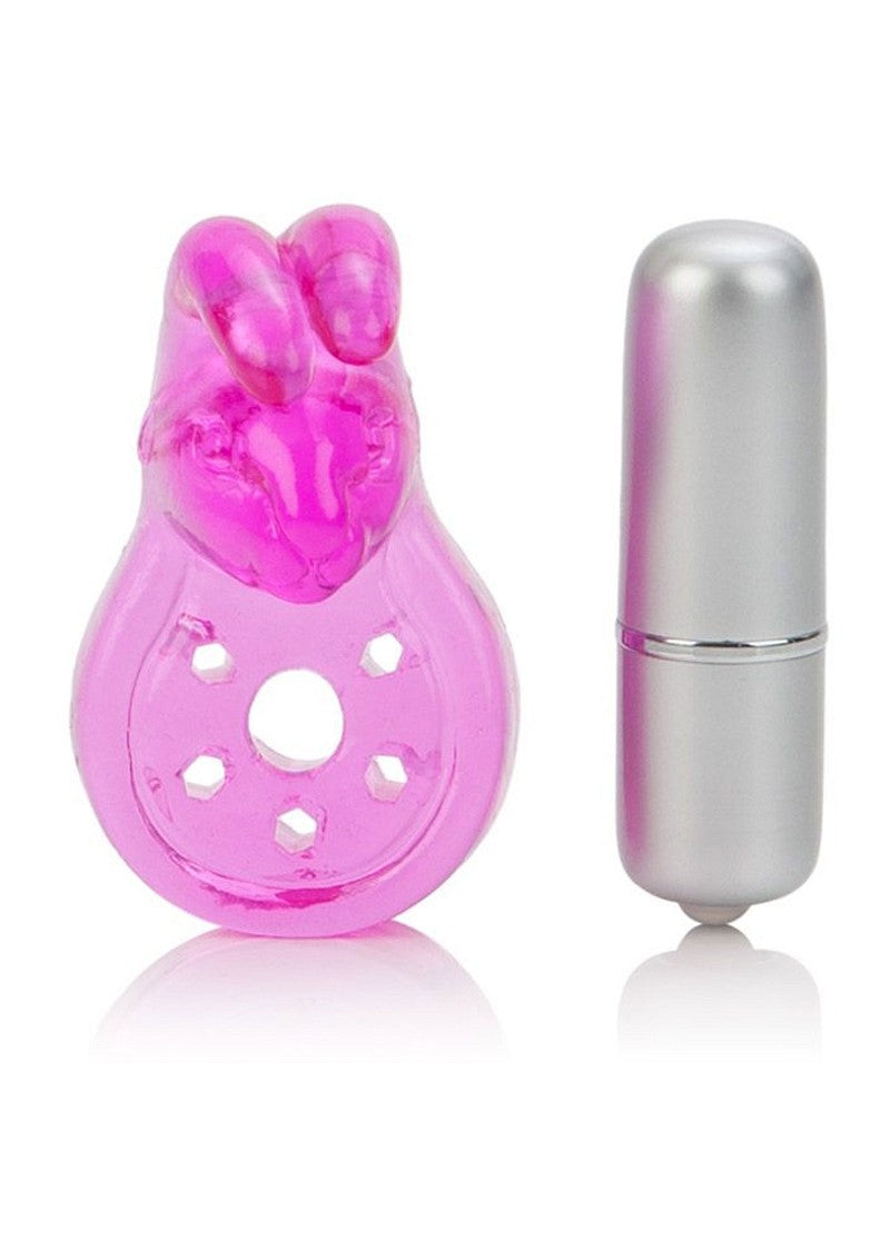 ♂ ♀ CalExotics Micro Vibe Arouser Bunny Cockring