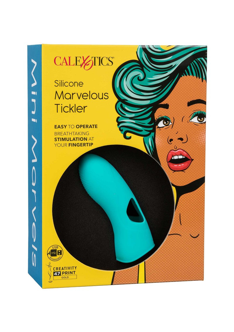 ♀ CalExotics Mini Marvels Silicone Marvelous Tickler vibrator @ Happytoys Sexshop: Toys for Feeling Happy & Easy 😊