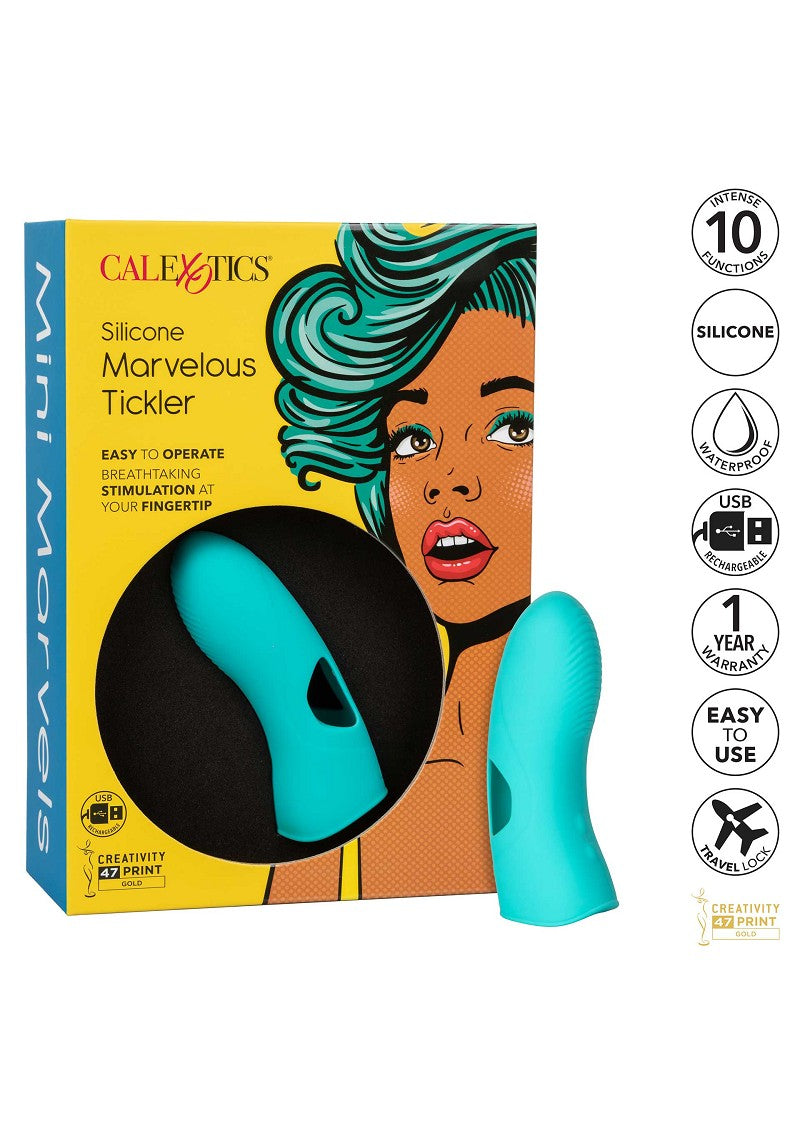 ♀ CalExotics Mini Marvels Silicone Marvelous Tickler vibrator