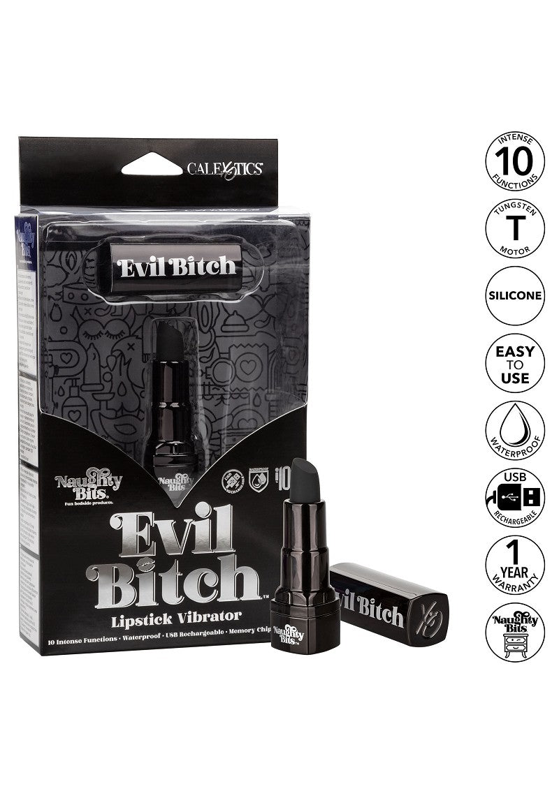 CalExotics Naughty Bits Evil Bitch Lippenstift-Vibrator